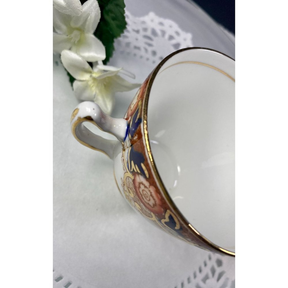 Rosina England tea cup saucer, floral teacup gold trim, rare finding. - Picture 11 of 17